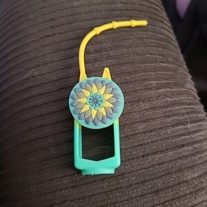 Hand Sanitizer Holder with Floral Design